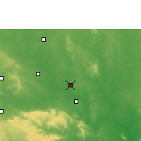 Nearby Forecast Locations - Chandrapur - Mapa