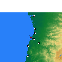 Nearby Forecast Locations - Damão e Diu - Mapa