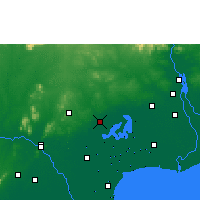 Nearby Forecast Locations - Eluru - Mapa