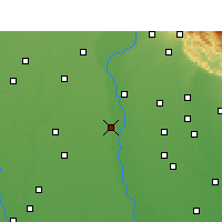 Nearby Forecast Locations - Hastinapura - Mapa