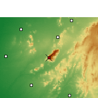 Nearby Forecast Locations - Monte Abu - Mapa