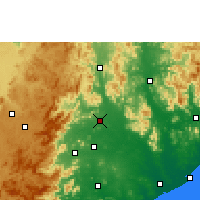 Nearby Forecast Locations - Parvathipuram - Mapa