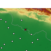 Nearby Forecast Locations - Raxaul - Mapa