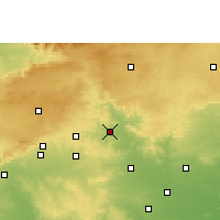 Nearby Forecast Locations - Sausar - Mapa