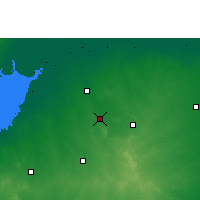 Nearby Forecast Locations - Wankaner - Mapa