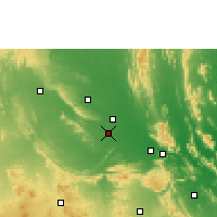 Nearby Forecast Locations - Yerraguntla - Mapa