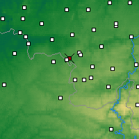 Nearby Forecast Locations - Merbes-le-Château - Mapa