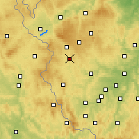 Nearby Forecast Locations - Planá - Mapa