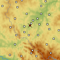 Nearby Forecast Locations - Staňkov - Mapa