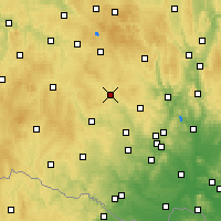 Nearby Forecast Locations - Velké Meziříčí - Mapa