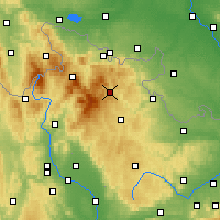 Nearby Forecast Locations - Vrbno pod Pradědem - Mapa