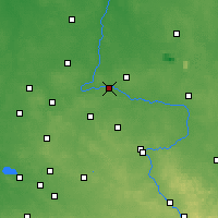 Nearby Forecast Locations - Działoszyn - Mapa