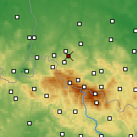 Nearby Forecast Locations - Gryfów Śląski - Mapa