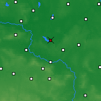 Nearby Forecast Locations - Sława - Mapa
