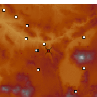 Nearby Forecast Locations - Ürgüp - Mapa