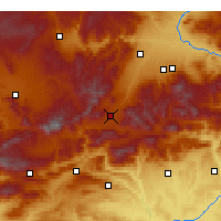 Nearby Forecast Locations - Doğanşehir - Mapa