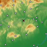 Nearby Forecast Locations - Ózd - Mapa