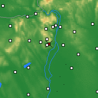 Nearby Forecast Locations - Budaörs - Mapa