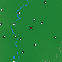 Nearby Forecast Locations - Szarvas - Mapa