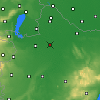 Nearby Forecast Locations - Csorna - Mapa