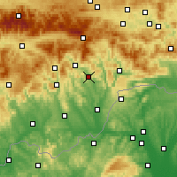 Nearby Forecast Locations - Jelšava - Mapa