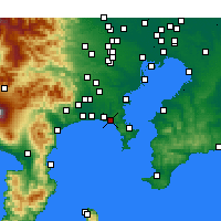 Nearby Forecast Locations - Kamakura - Mapa