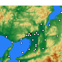 Nearby Forecast Locations - Minoo - Mapa