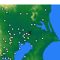 Nearby Forecast Locations - Toride - Mapa