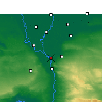 Nearby Forecast Locations - Xubra el-Kheima - Mapa