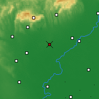 Nearby Forecast Locations - Heves - Mapa