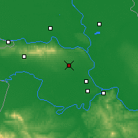 Nearby Forecast Locations - Inđija - Mapa