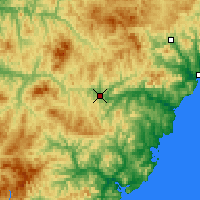 Nearby Forecast Locations - Kavalerovo - Mapa