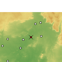 Nearby Forecast Locations - Tirora - Mapa