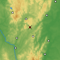 Nearby Forecast Locations - Creusot - Mapa