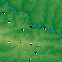 Nearby Forecast Locations - Donetsk - Mapa