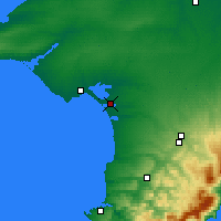 Nearby Forecast Locations - Saky - Mapa
