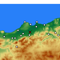 Nearby Forecast Locations - Sidi Moussa - Mapa