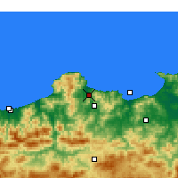 Nearby Forecast Locations - Kerkera - Mapa