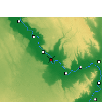 Nearby Forecast Locations - El Balyana - Mapa