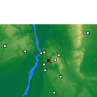 Nearby Forecast Locations - Nnewi - Mapa