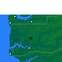 Nearby Forecast Locations - Bignona - Mapa