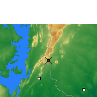 Nearby Forecast Locations - Kpalimé - Mapa