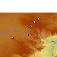 Nearby Forecast Locations - Cafué - Mapa