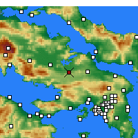 Nearby Forecast Locations - Tebas - Mapa