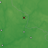 Nearby Forecast Locations - Miecislau - Mapa