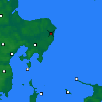 Nearby Forecast Locations - Grenå - Mapa