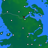 Nearby Forecast Locations - Kruså - Mapa