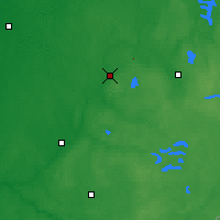 Nearby Forecast Locations - Anykščiai - Mapa