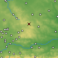 Nearby Forecast Locations - Wolbrom - Mapa