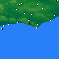 Nearby Forecast Locations - Newhaven - Mapa